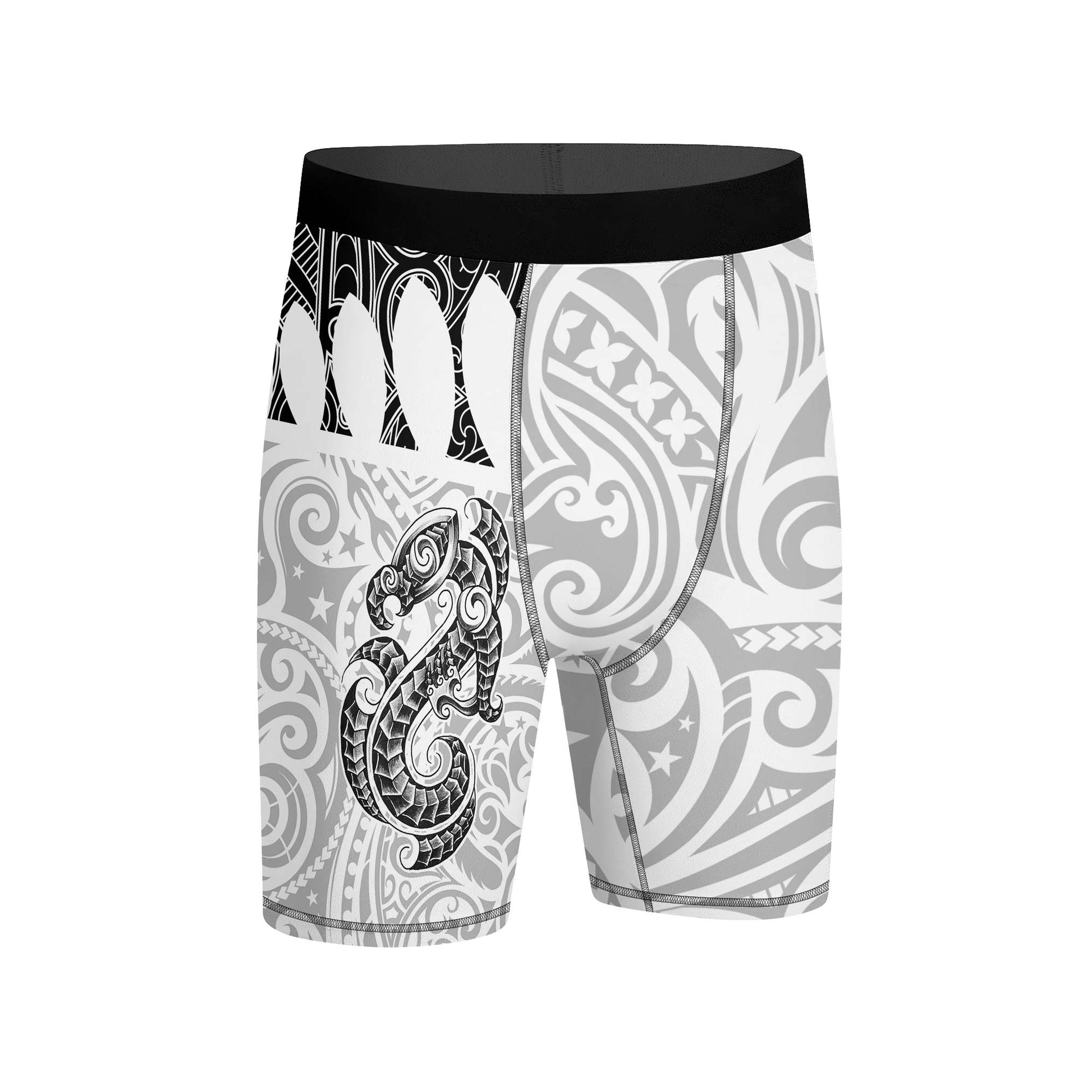 Black Scale Dragon Tattoo Compression Shorts
