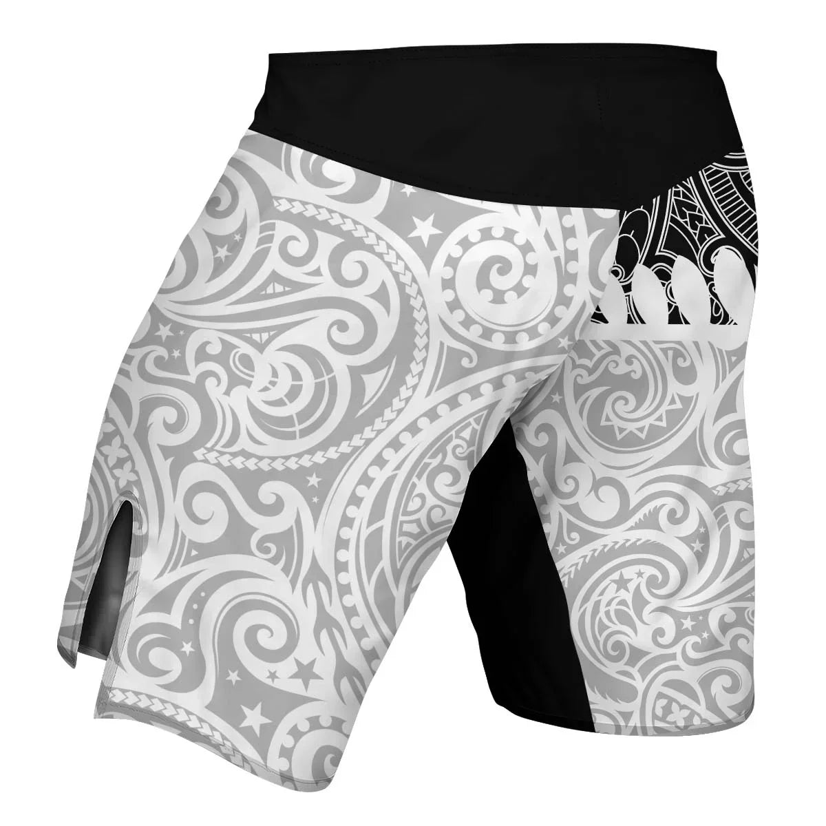 Black Scale Dragon Tattoo Fight Shorts