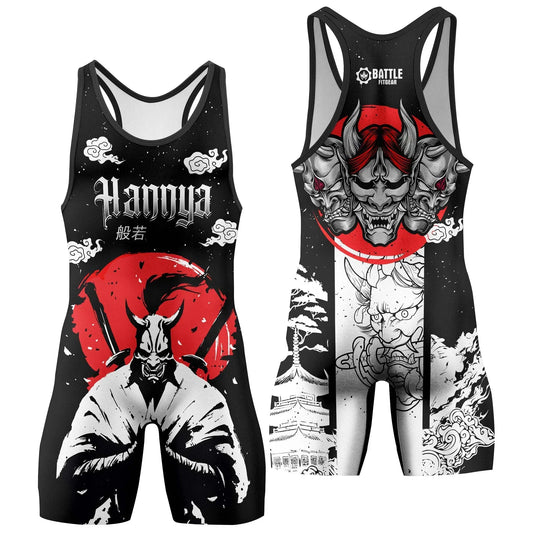 Blood Moon Hannya Wrestling Singlets