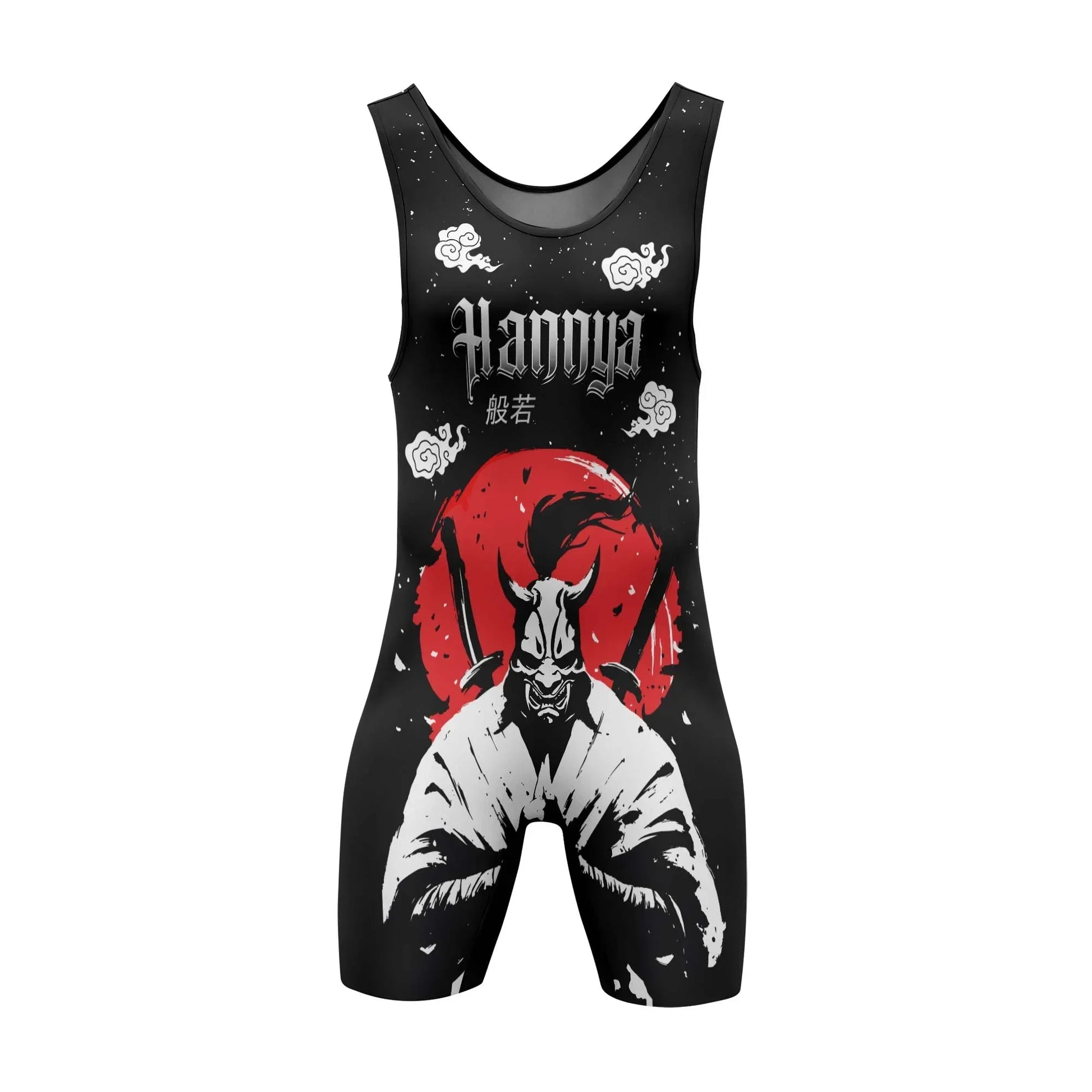 Blood Moon Hannya Wrestling Singlets