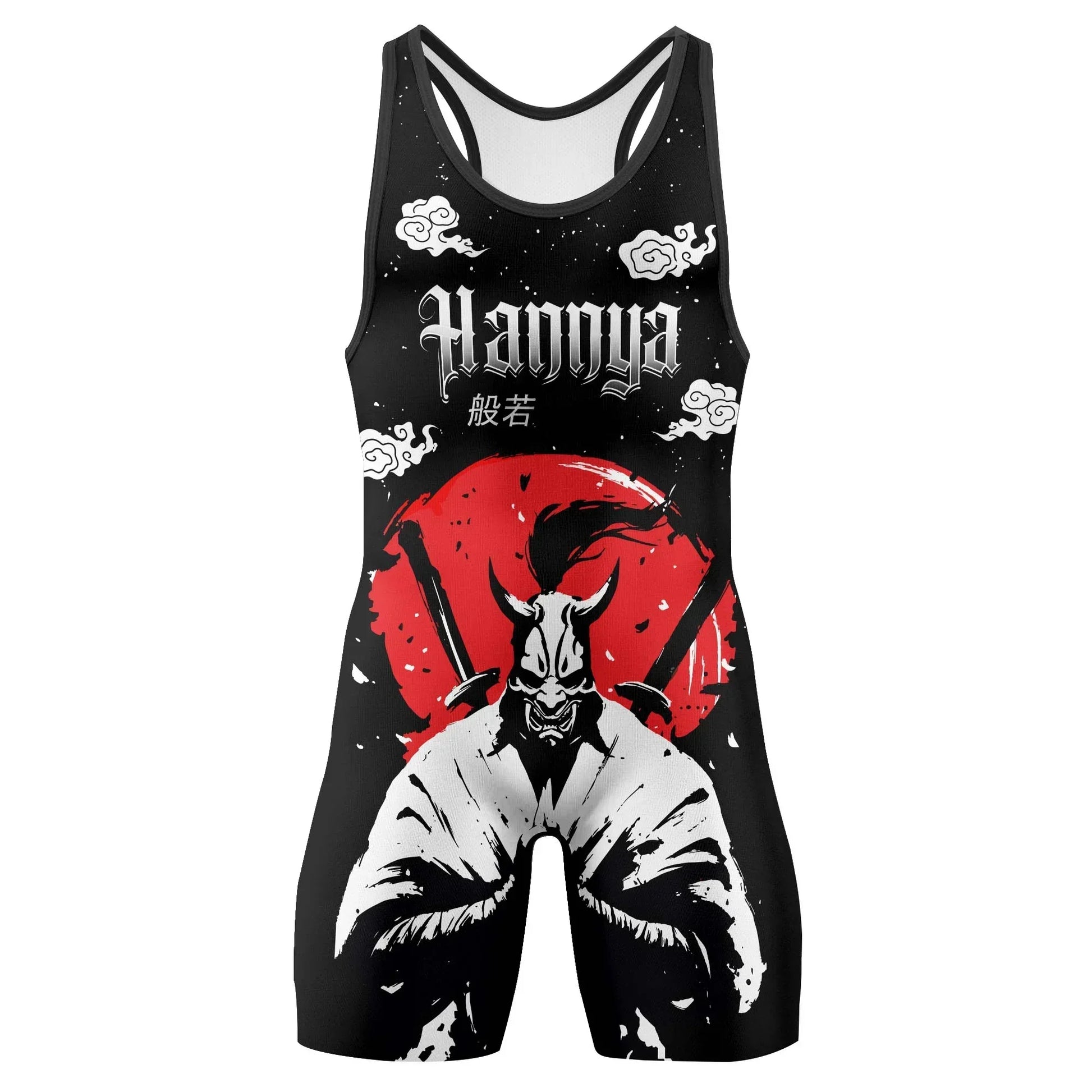 Blood Moon Hannya Wrestling Singlets