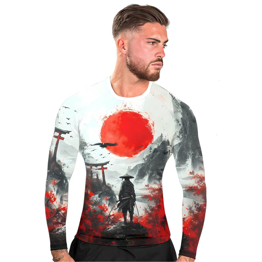 Blood Moon Ronin Men's Long Sleeve Rash Guard
