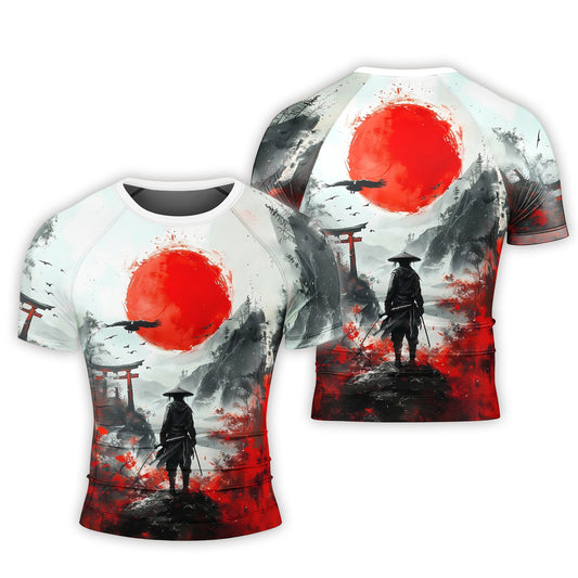 Blood Moon Ronin Men's Short Sleeve Rash Guard