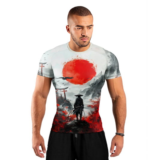 Blood Moon Ronin Men's Short Sleeve Rash Guard