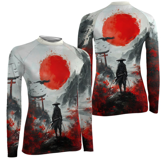 Blood Moon Ronin Women's Long Sleeve Rash Guard