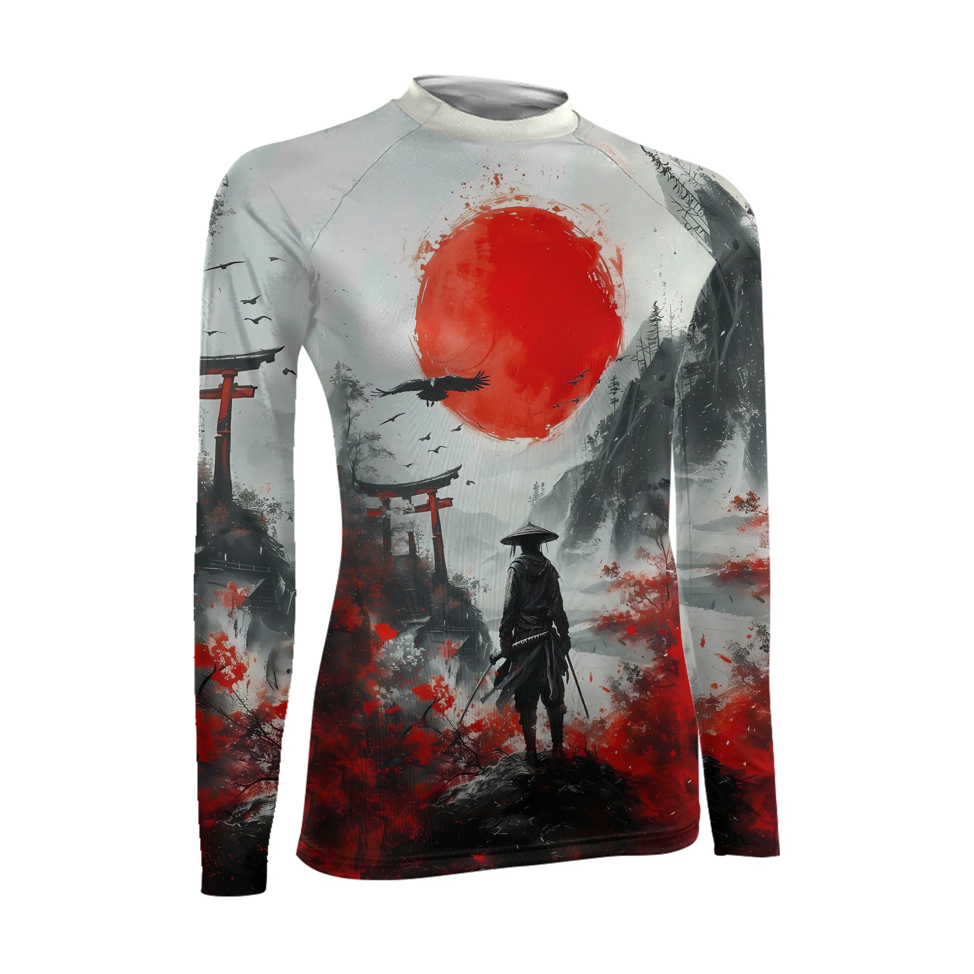 Blood Moon Ronin Women's Long Sleeve Rash Guard