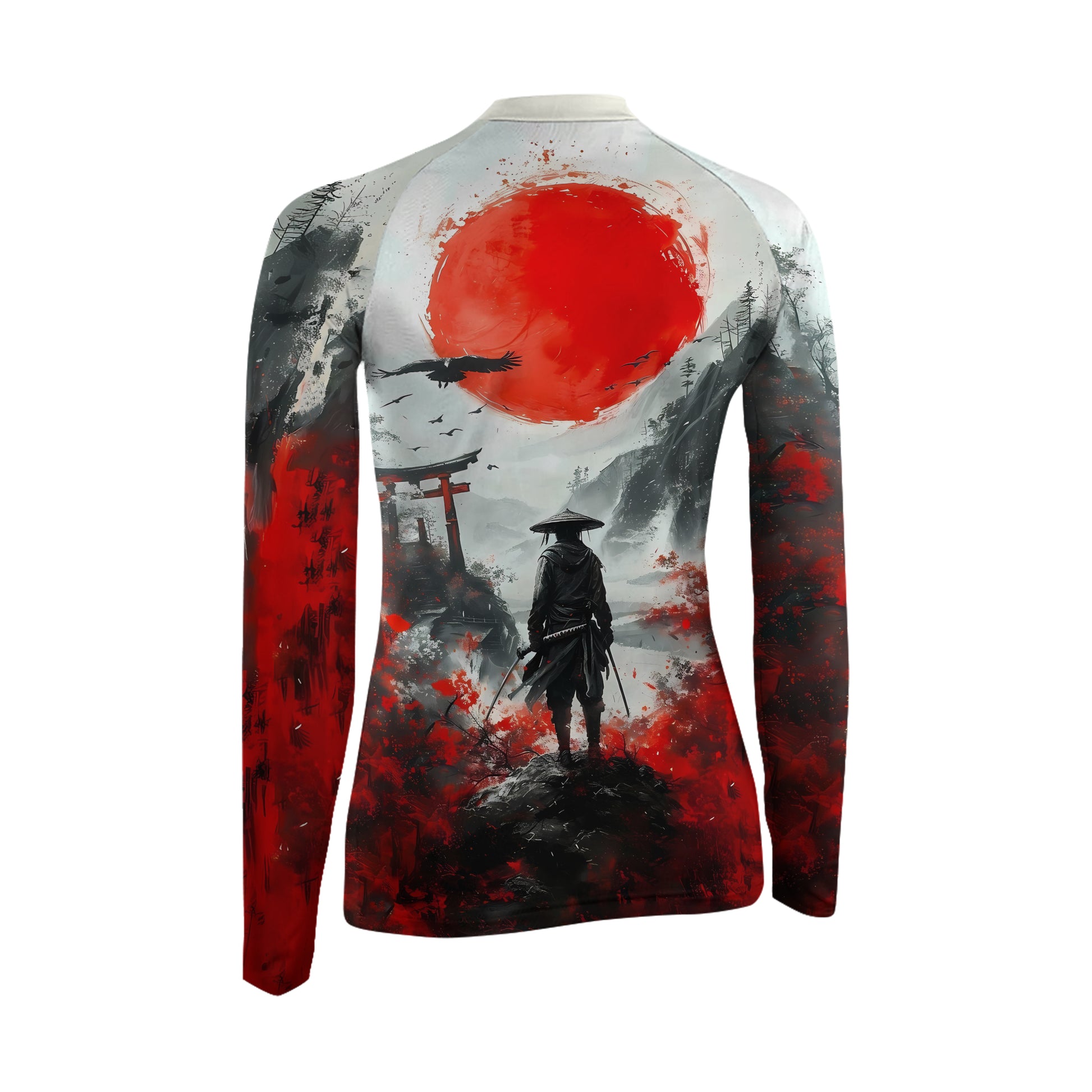 Blood Moon Ronin Women's Long Sleeve Rash Guard