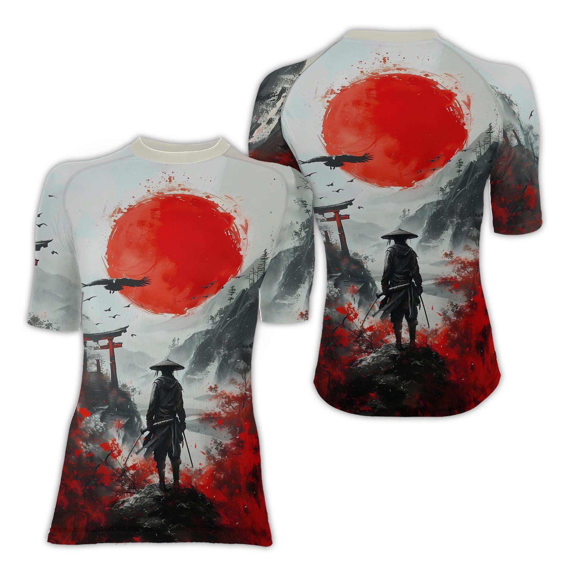 Blood Moon Ronin Women's Short Sleeve Rash Guard