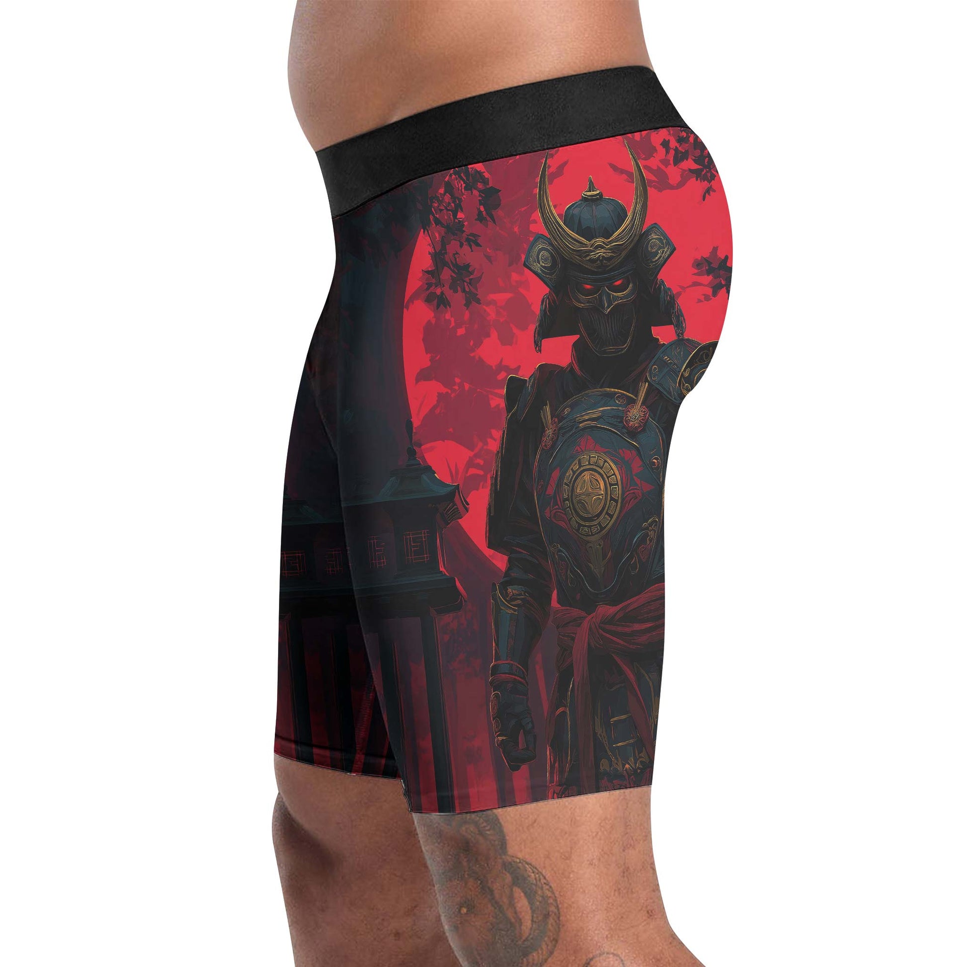 Blood Moon Samurai Compression Shorts