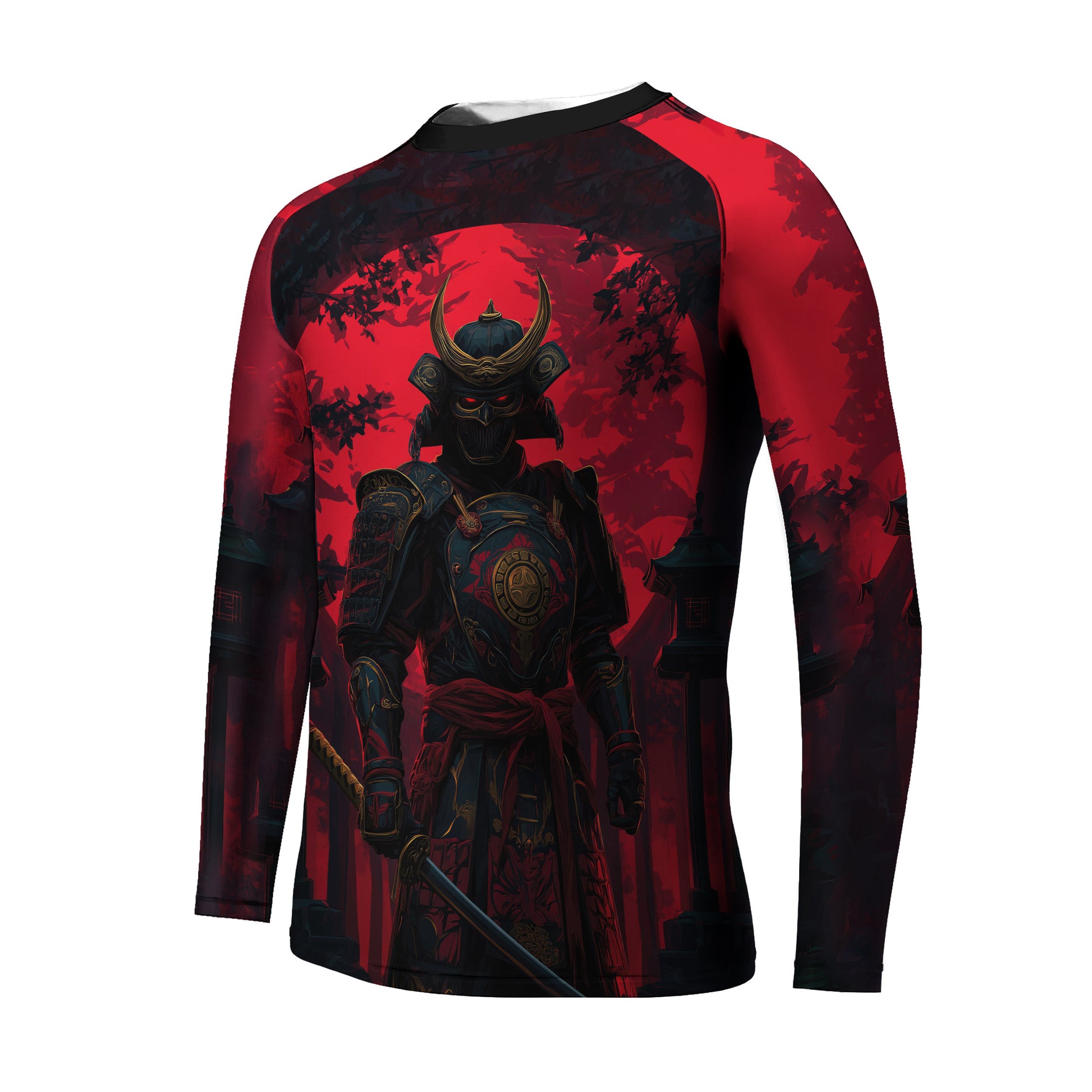 Blood Moon Samurai Kids Rash Guard