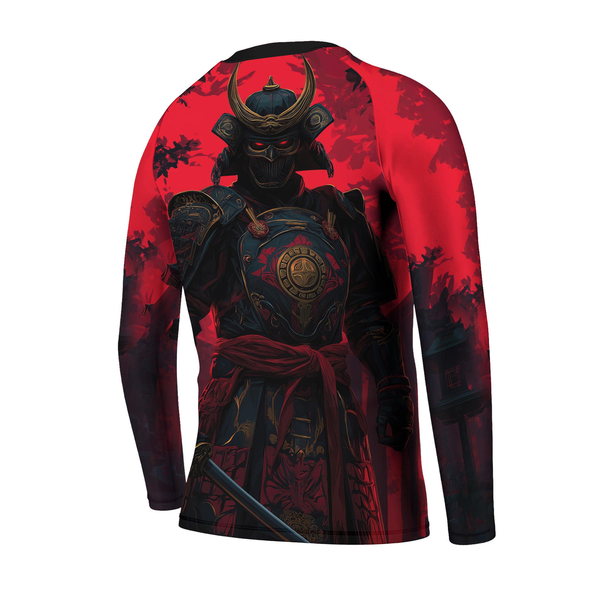Blood Moon Samurai Kids Rash Guard