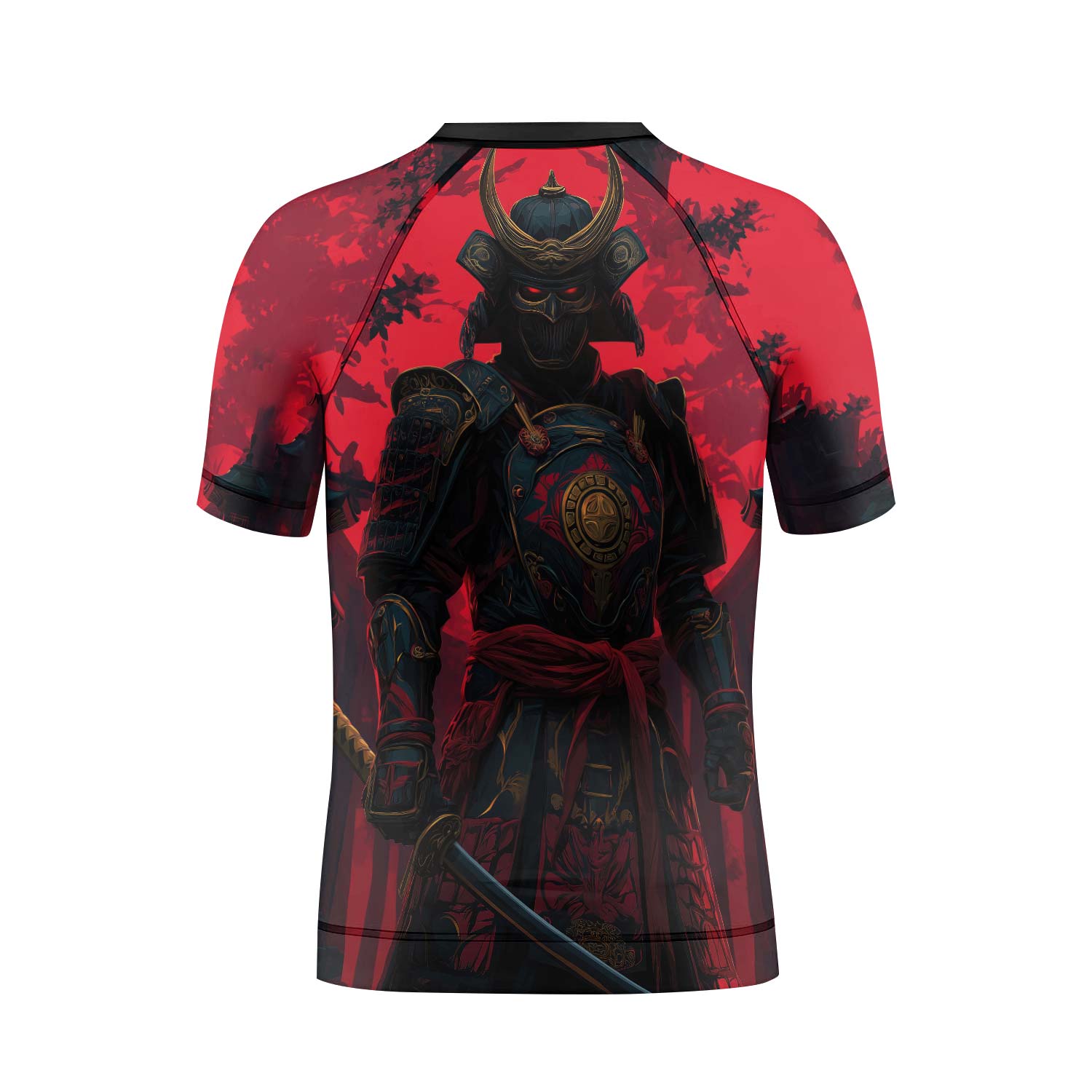Blood Moon Samurai Kids Rash Guard - BattleFitGear