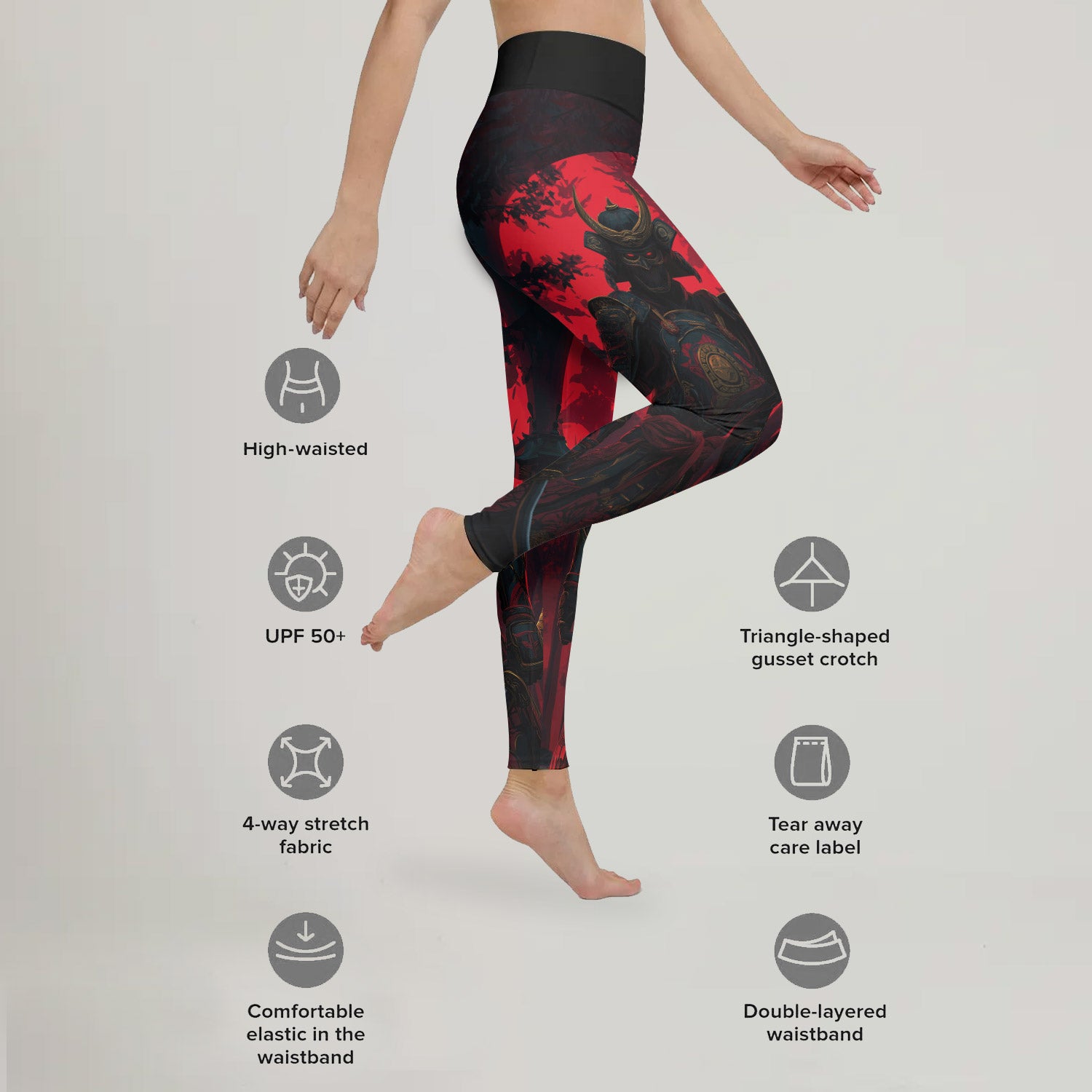 Blood Moon Samurai Leggings
