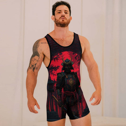 Blood Moon Samurai Wrestling Singlets