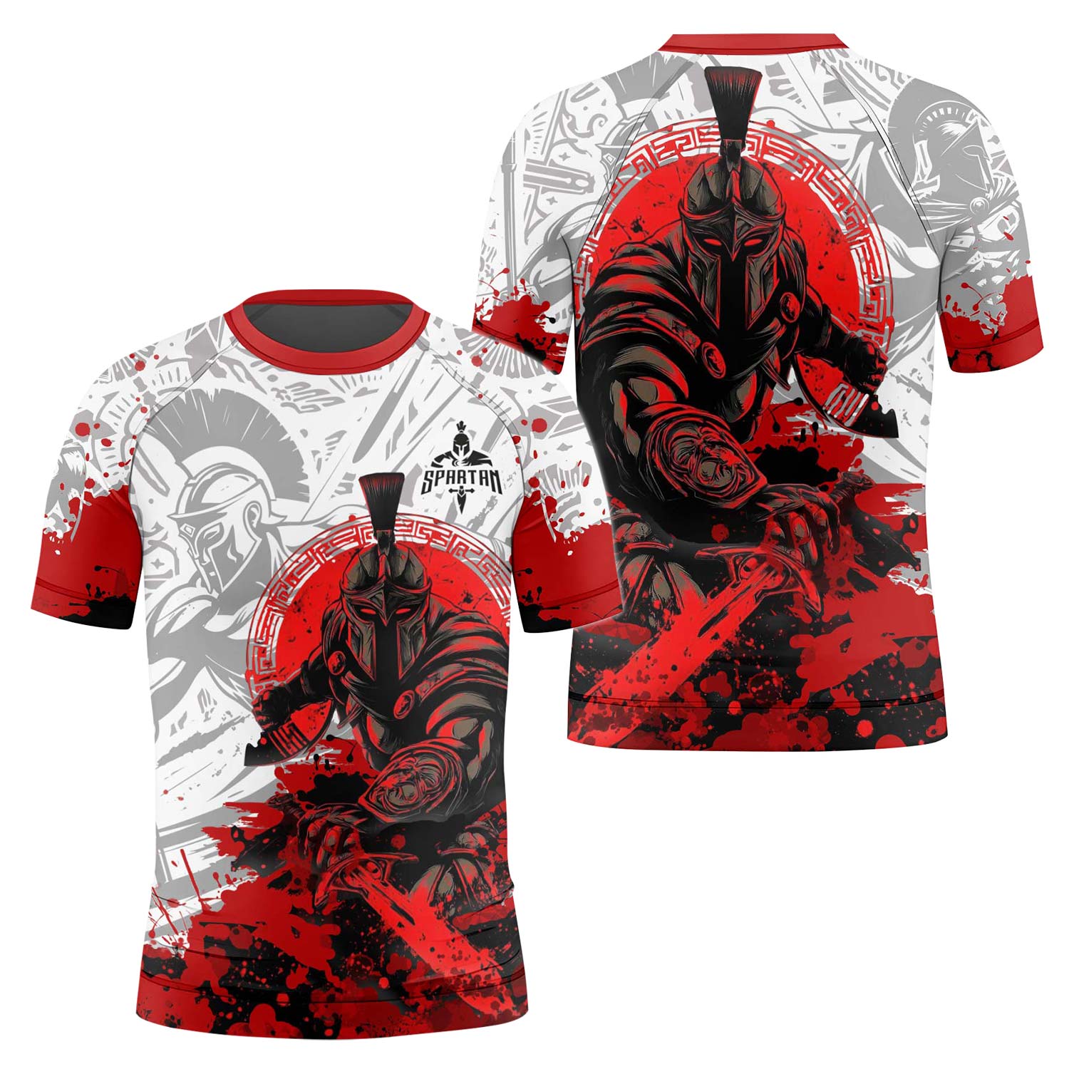 Bloody Spartan Kids Rash Guard