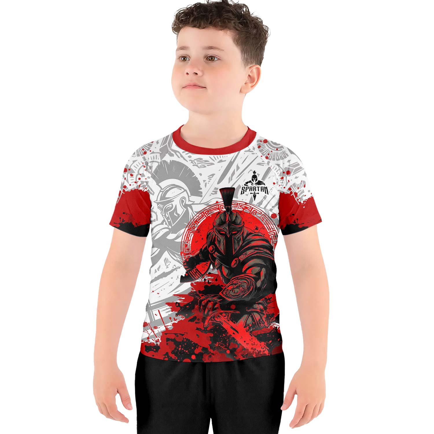 Bloody Spartan Kids Rash Guard