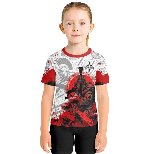 Bloody Spartan Kids Rash Guard
