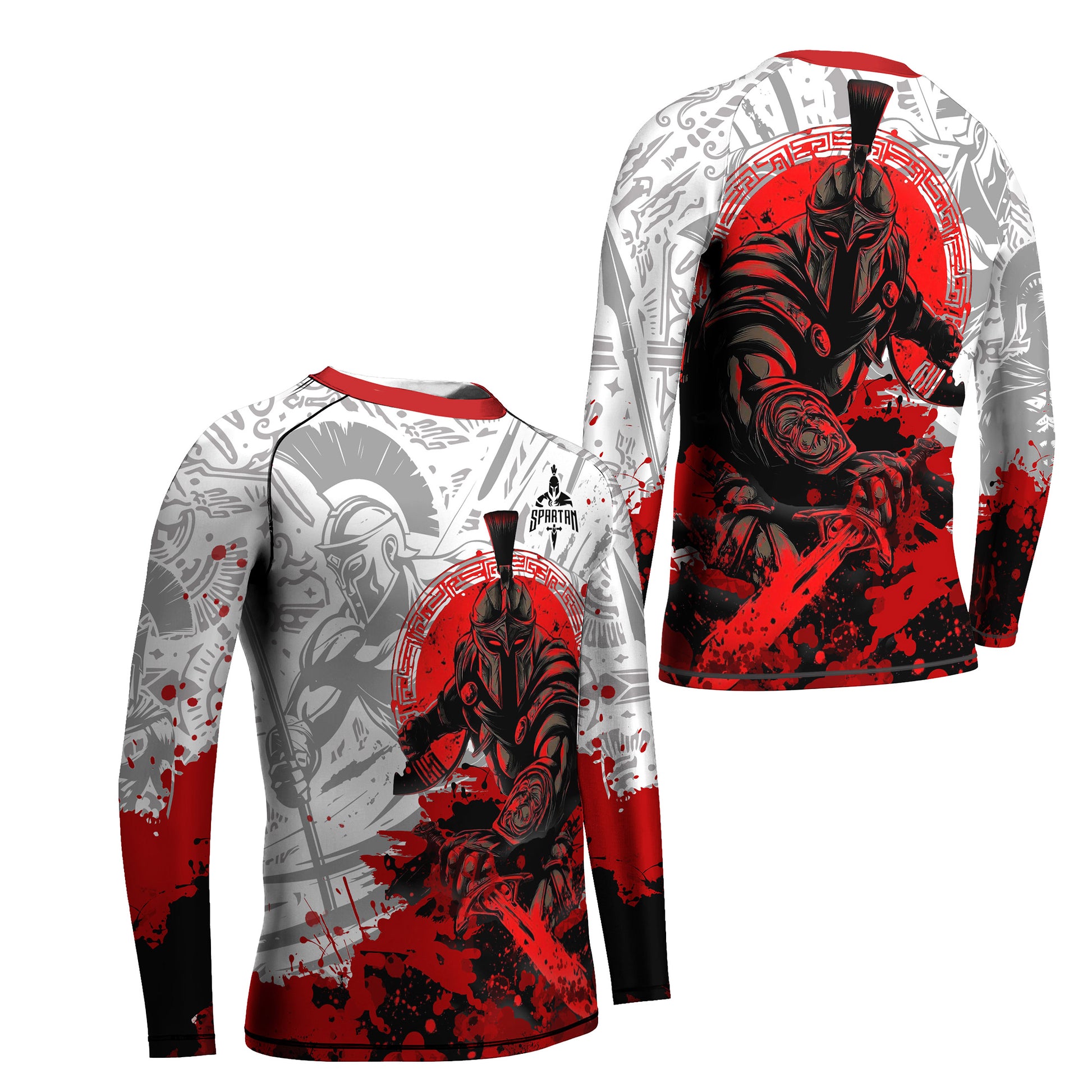 Bloody Spartan Kids Rash Guard