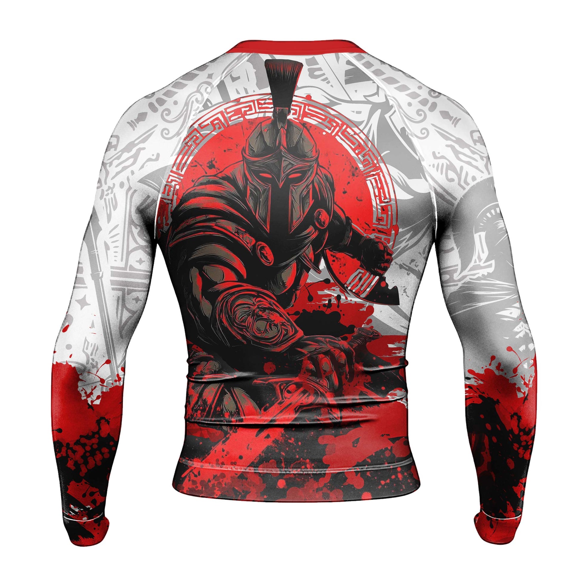 Bloody Spartan Men's Long Sleeve Rash Guard