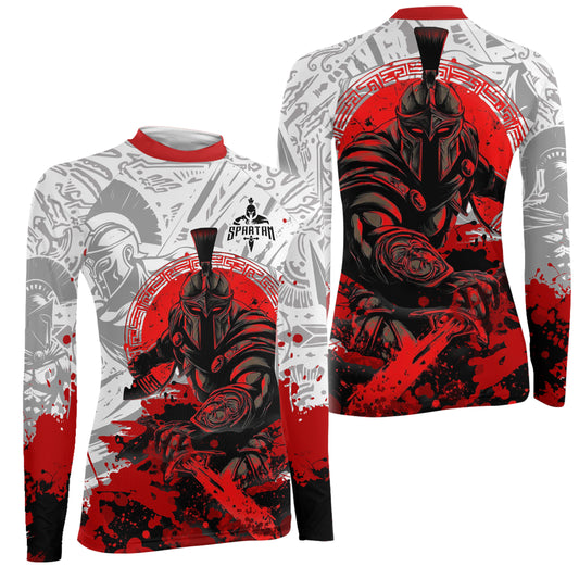 Bloody Spartan Women's Long Sleeve Rash Guard