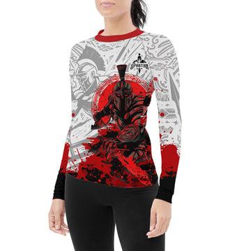 Bloody Spartan Women's Long Sleeve Rash Guard