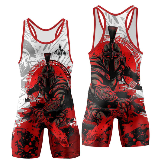 Bloody Spartan Wrestling Singlets