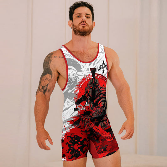 Bloody Spartan Wrestling Singlets