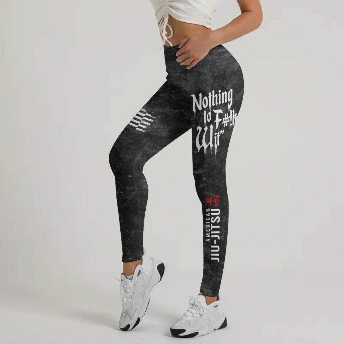 Painting American Flag Leggings - BattleFitGear