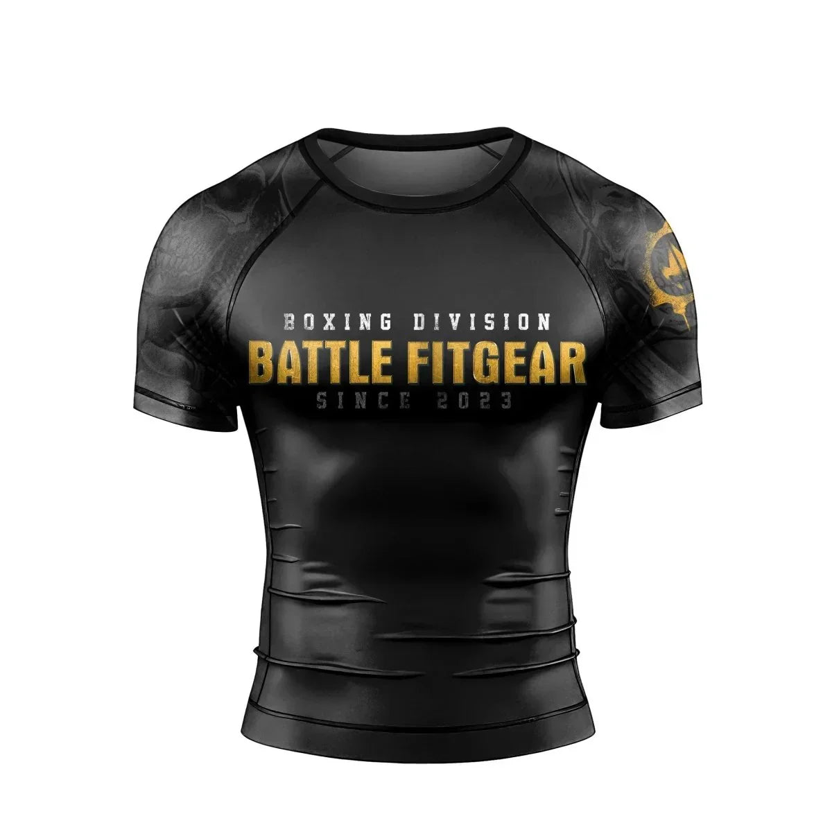 Boxing Rash Guard Boxing Division Men's Short Sleeve Rash Guard | Boxing Division Shirt