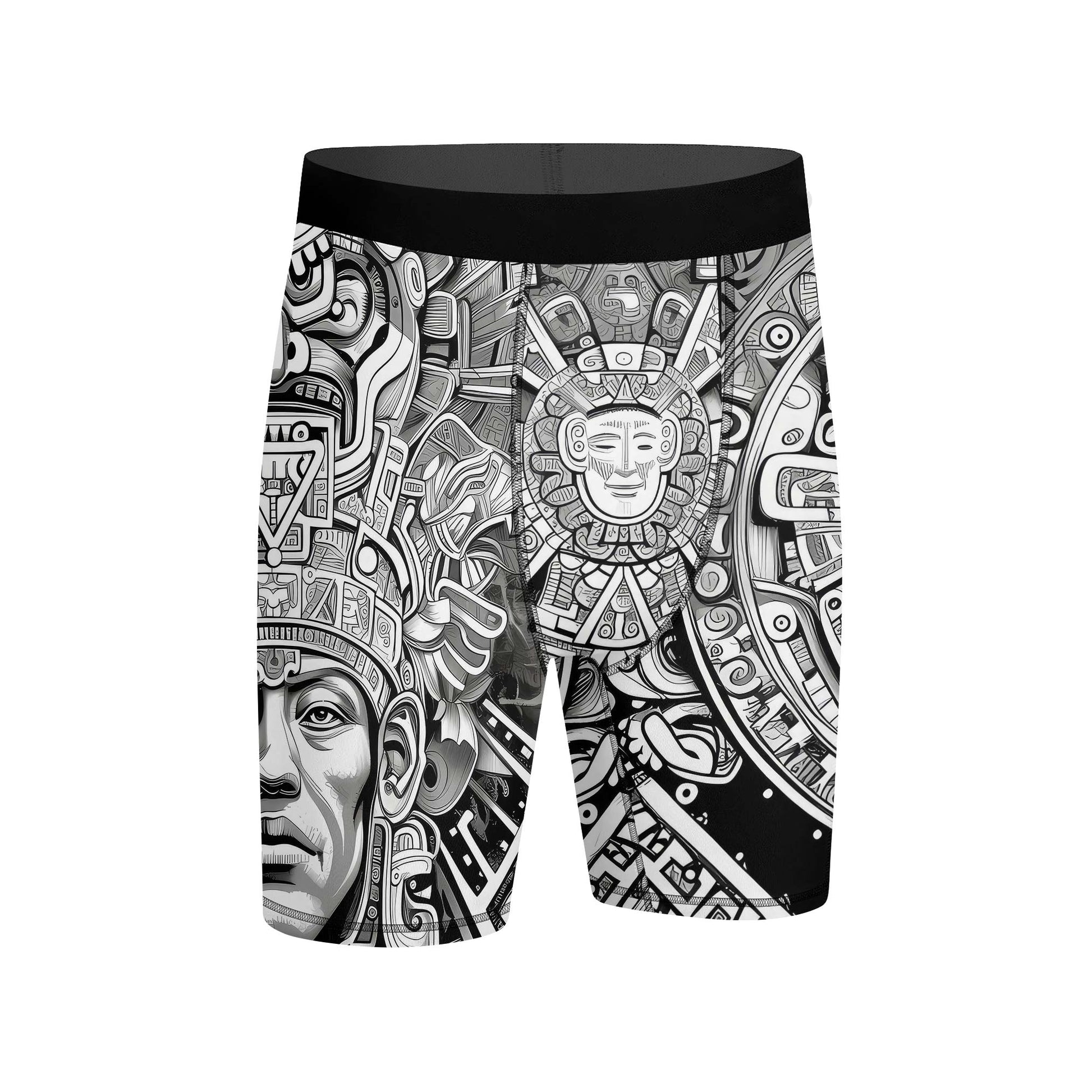 Brave Aztec Warrior Compression Shorts
