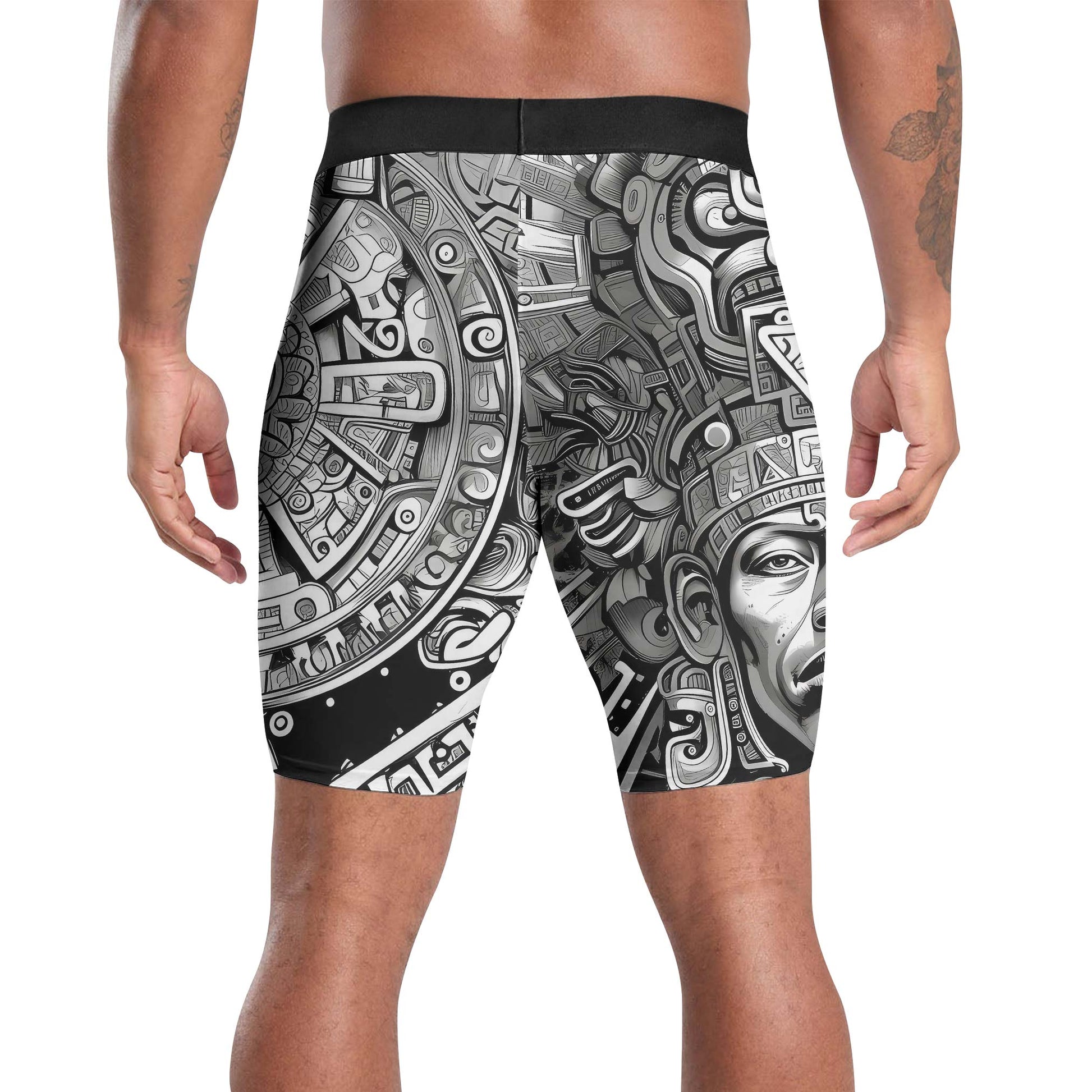 Brave Aztec Warrior Compression Shorts