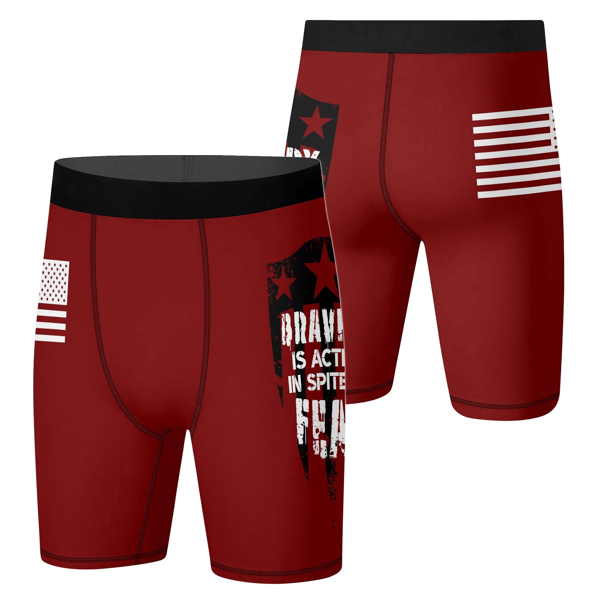 Bravery Is Action Compression Shorts