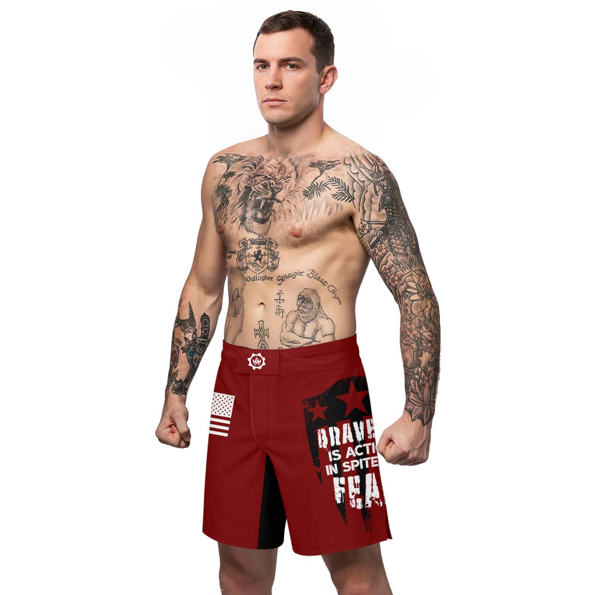 Bravery Is Action Fight Shorts