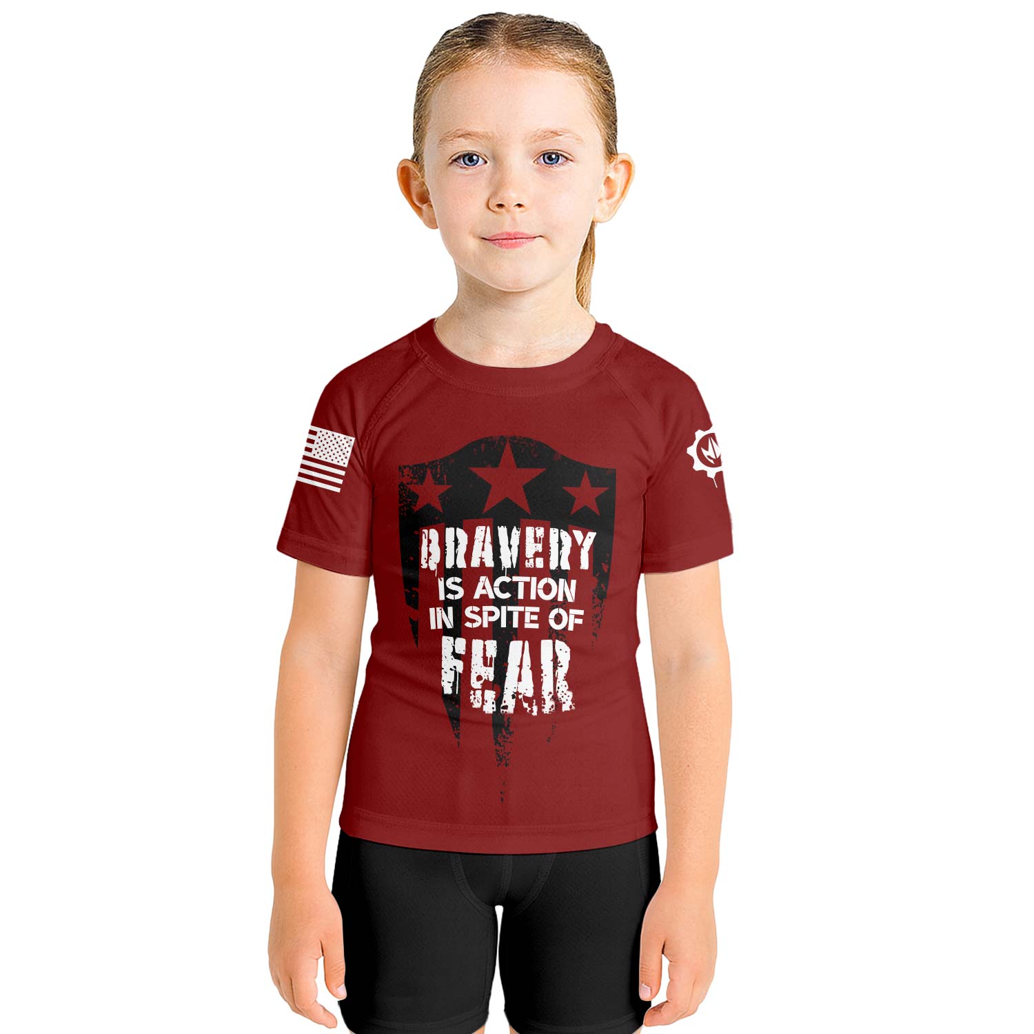 Bravery Is Action Kids Rash Guard