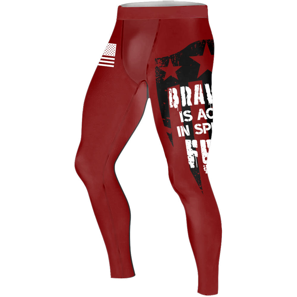 Bravery Is Action Men's Compression Leggings