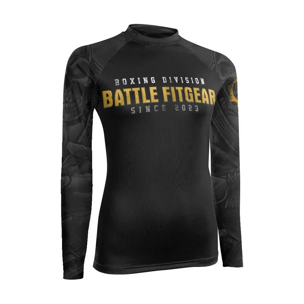 Boxing Rash Guard Boxing Division Women Long Sleeve Rash Guard | Boxing Division shirt