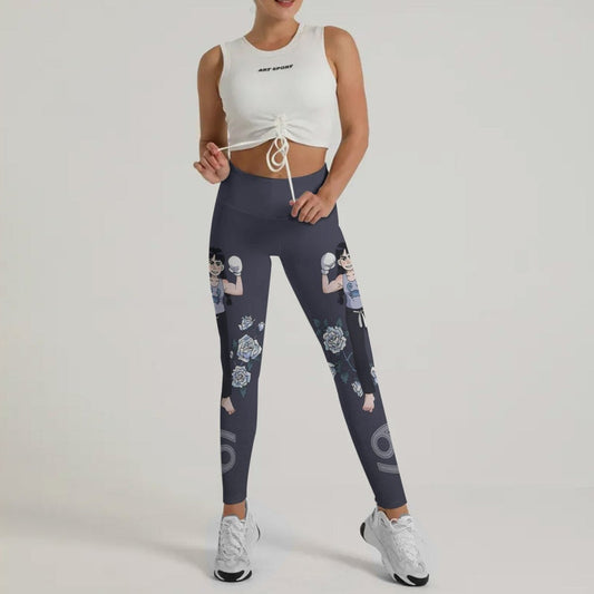 Cancer Mom Zodiac Fighter Leggings - BattleFitGear