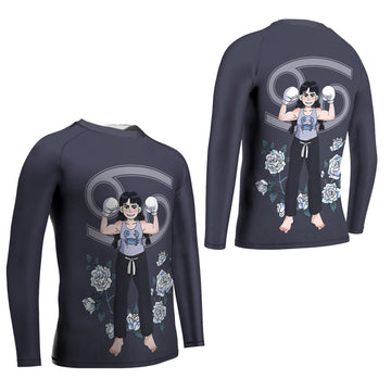 Cancer Zodiac Mom Kids Rash Guard