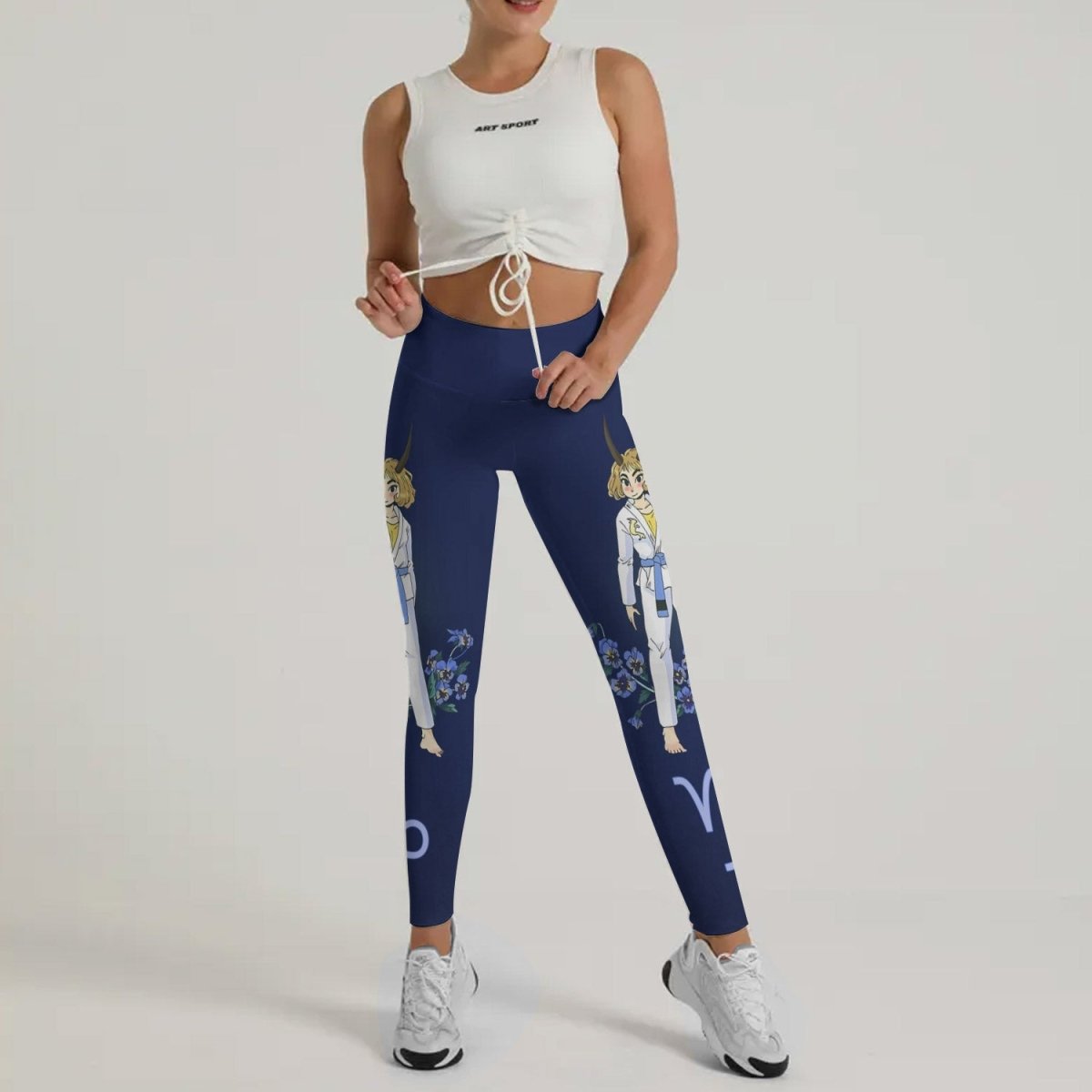 Capricorn Mom Zodiac Fighter Leggings - BattleFitGear