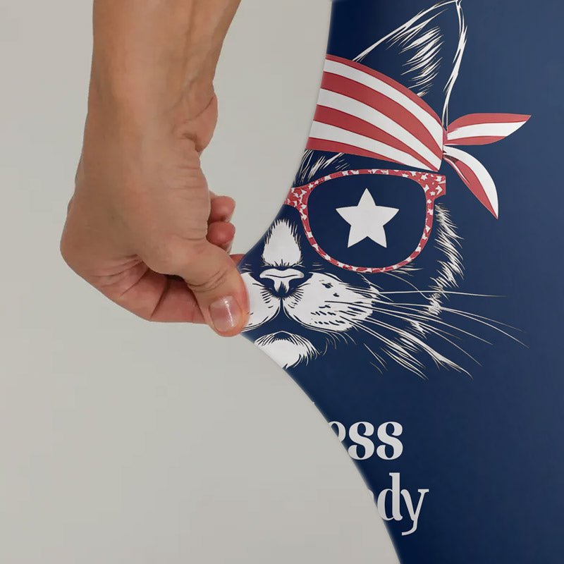 Cat Ladies For Kamala Leggings - BattleFitGear