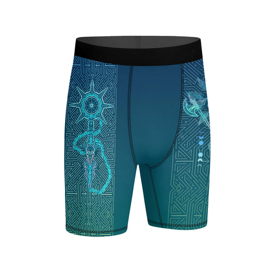 Celestial Warrior Armor Compression Shorts