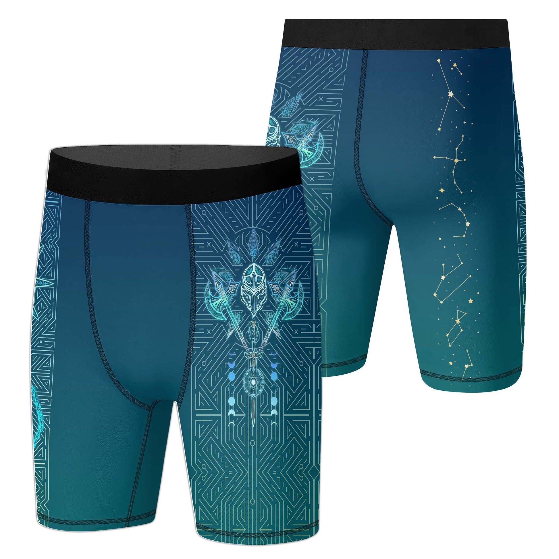 Celestial Warrior Armor Compression Shorts