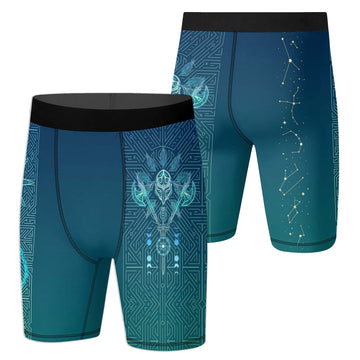Celestial Warrior Armor Compression Shorts