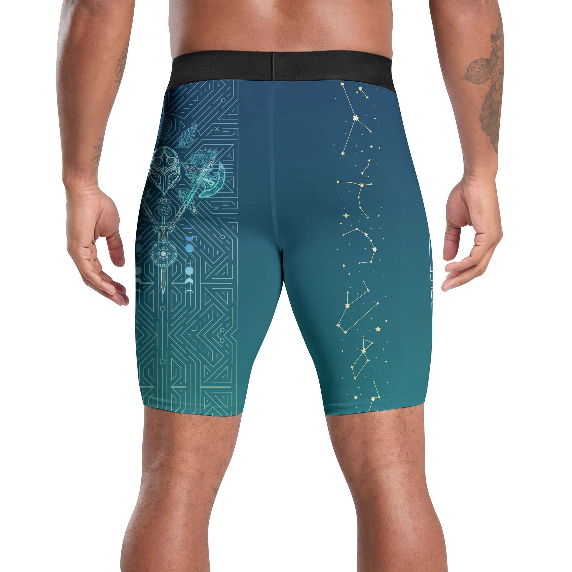 Celestial Warrior Armor Compression Shorts
