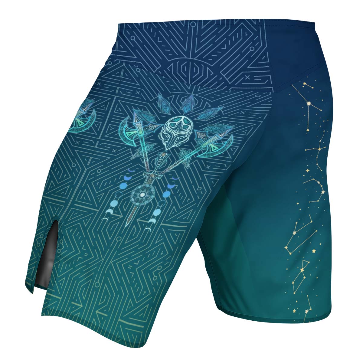 Celestial Warrior Armor Fight Shorts