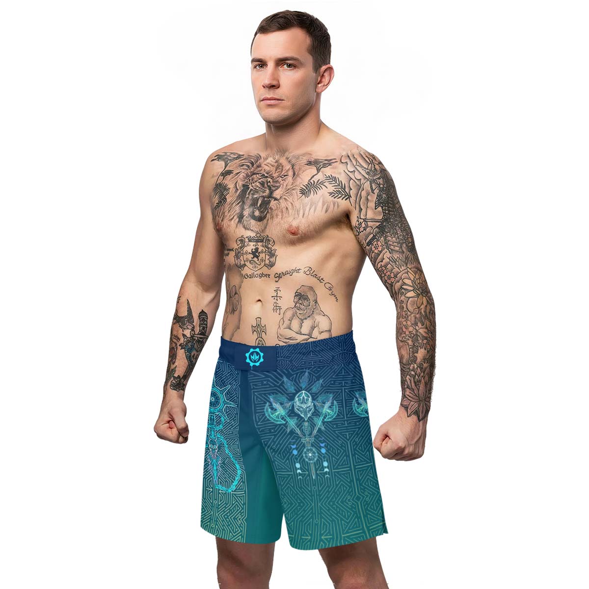 Celestial Warrior Armor Fight Shorts