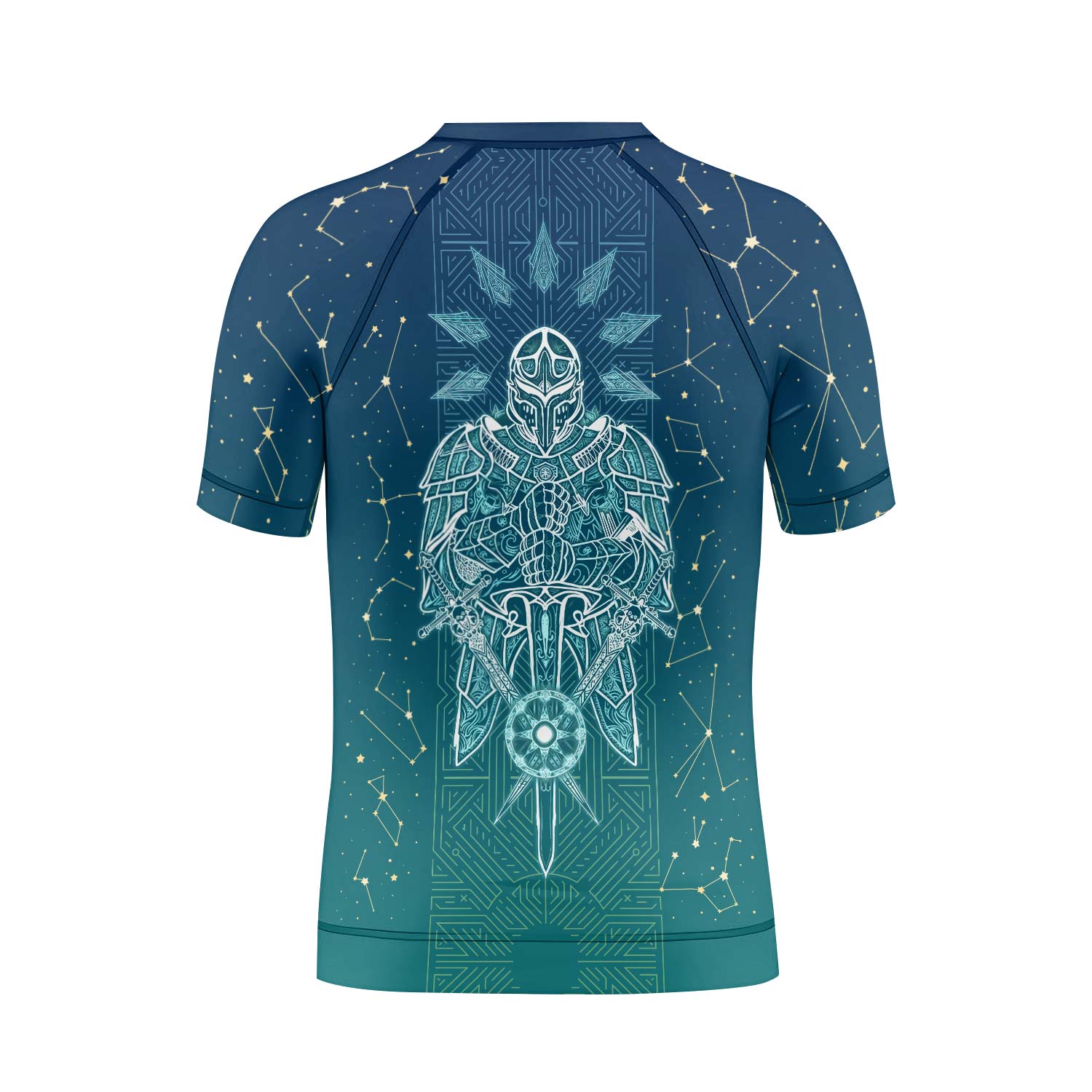 Celestial Warrior Armor Kids Rash Guard