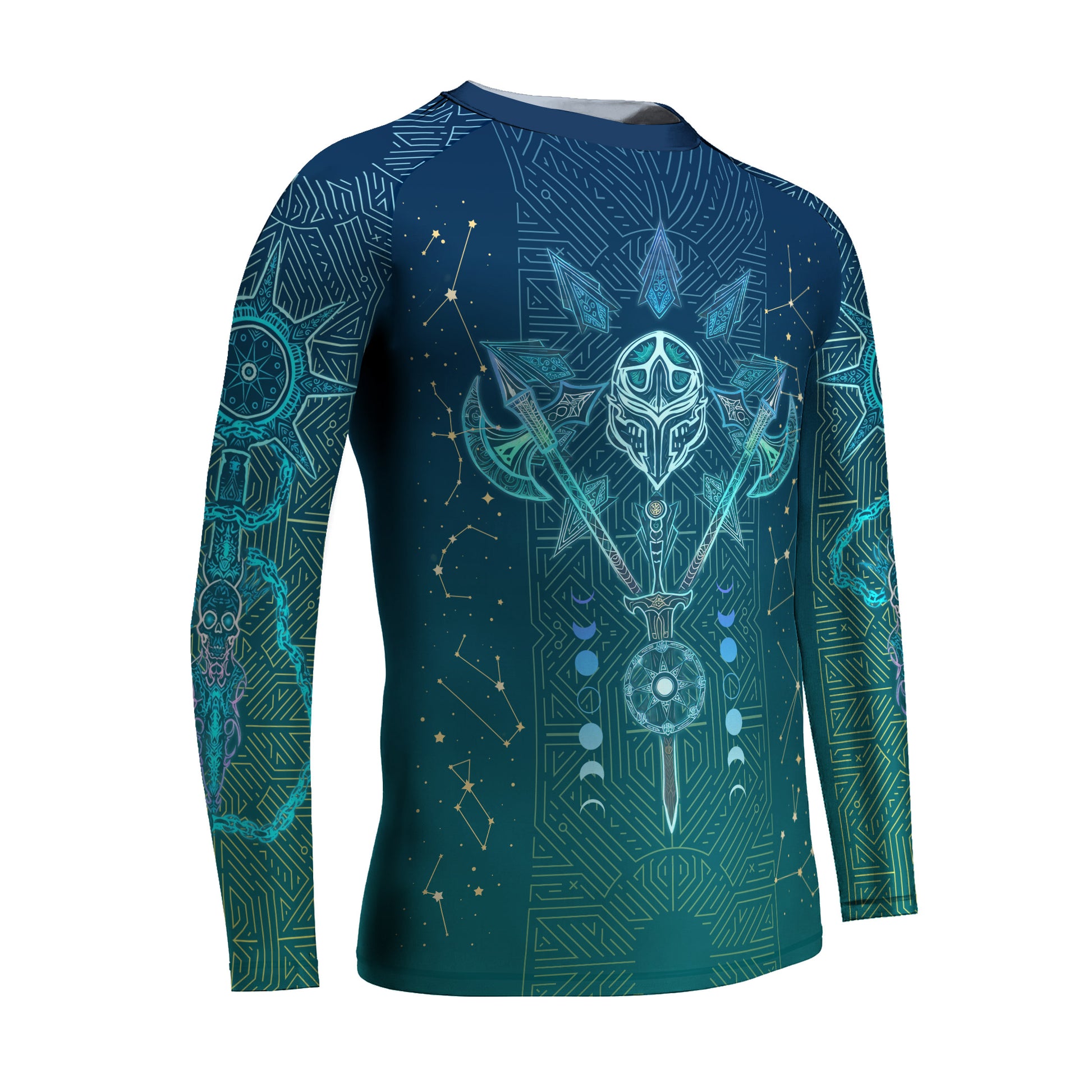 Celestial Warrior Armor Kids Rash Guard