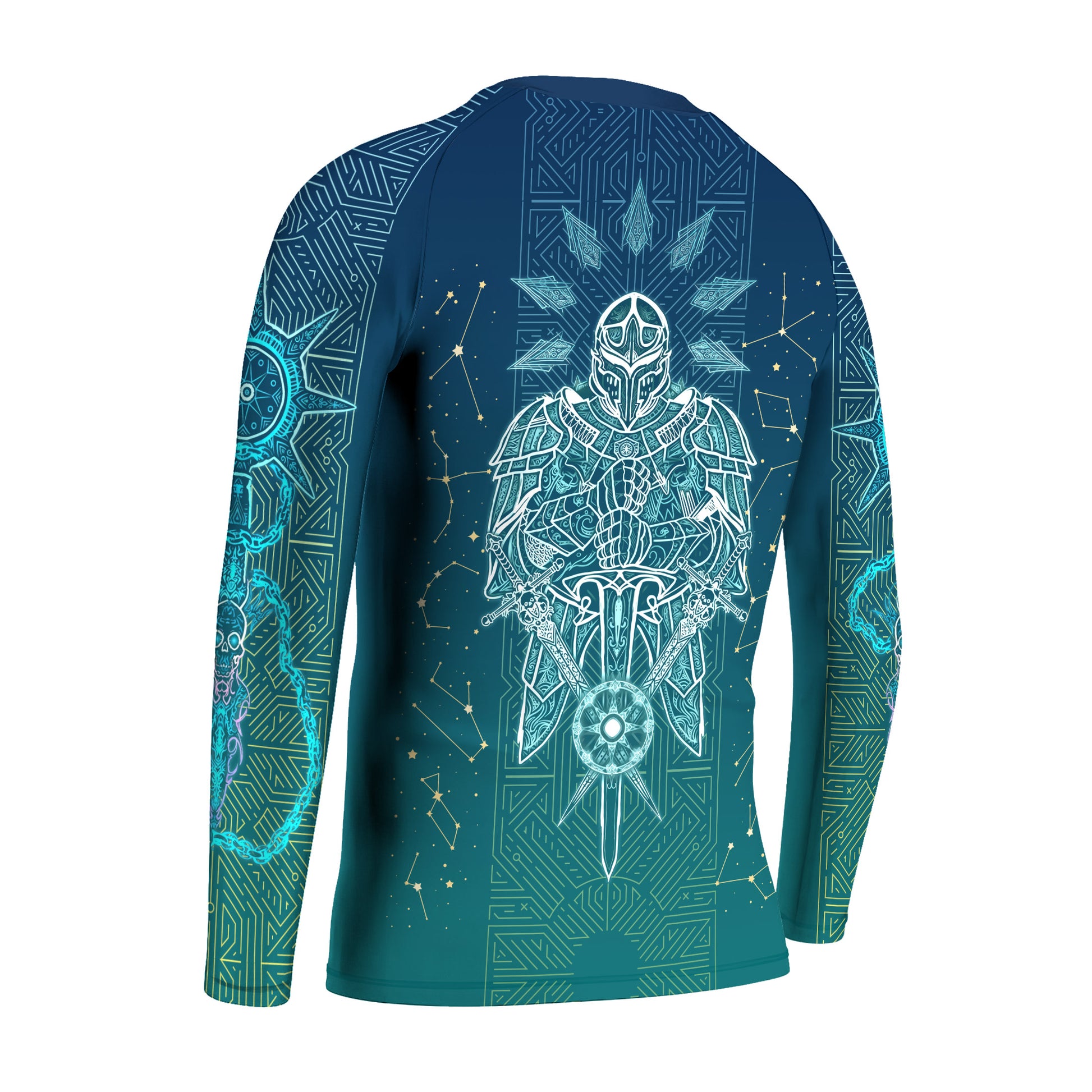 Celestial Warrior Armor Kids Rash Guard