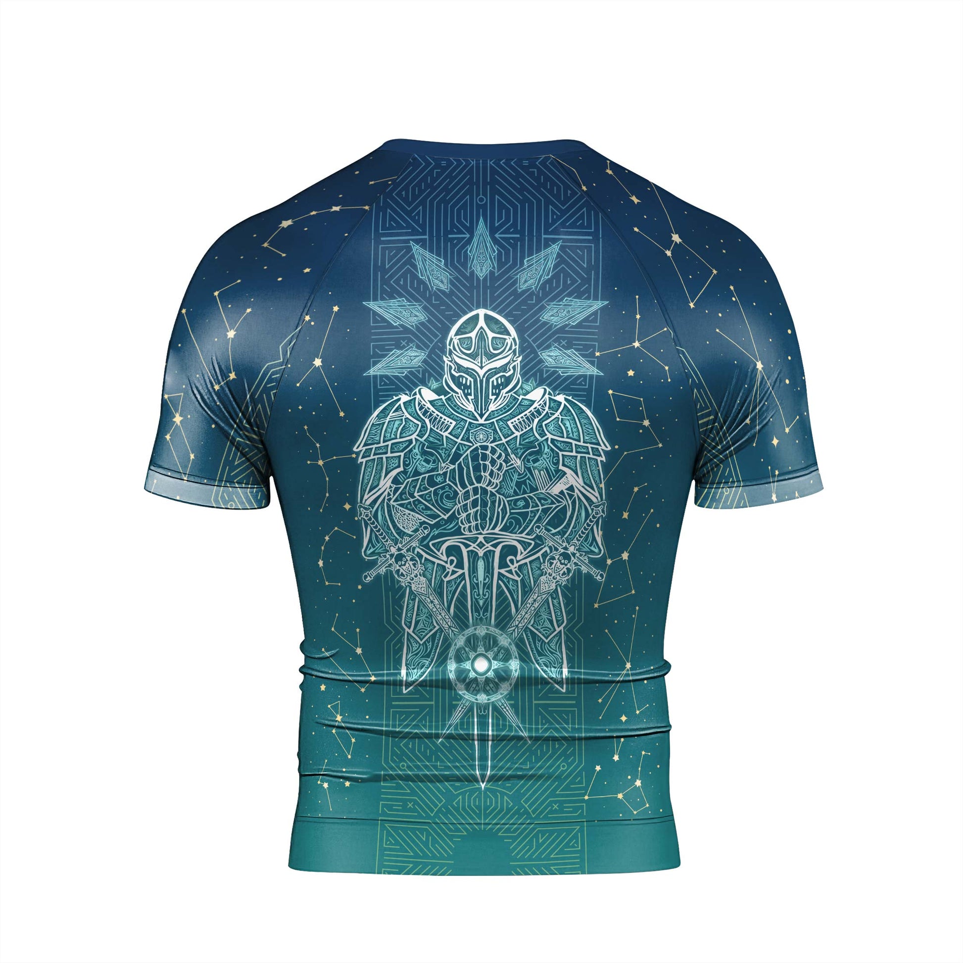 Celestial Warrior Armor Men's Short Sleeve Rash Guard